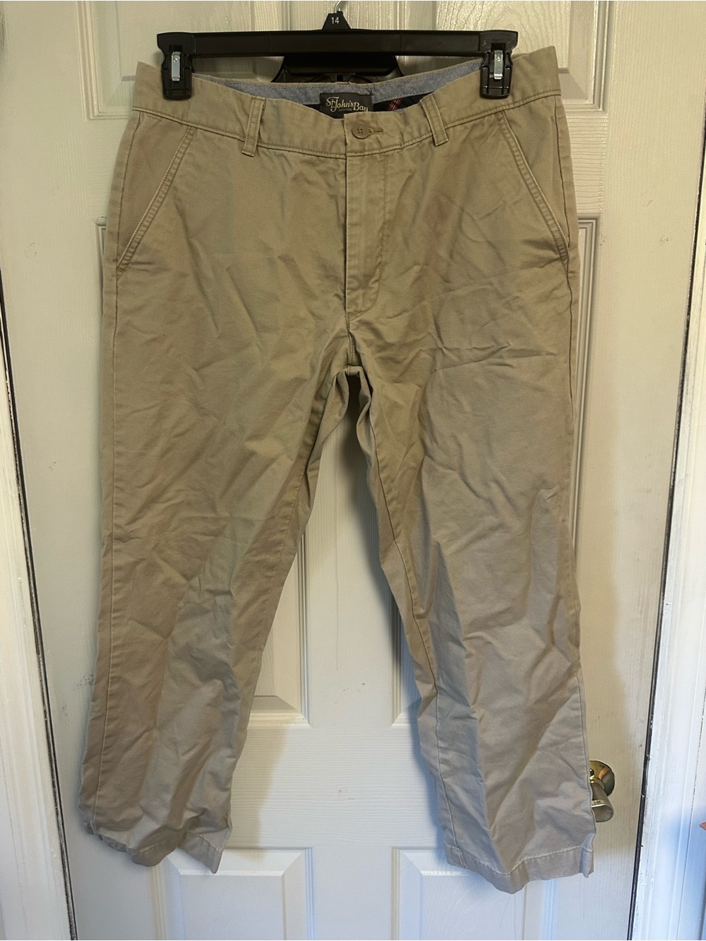 St John’s Bay Men’s Beige Casual Chino Pants